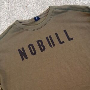NOBULL Olive Green Crewneck Sweatshirt Athletic‎ Training Top XS